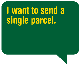 I want to send a single parcel